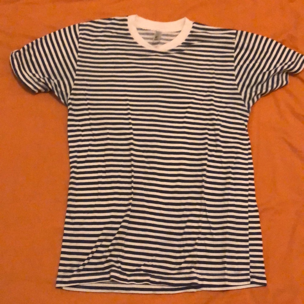 American Apparel 50/50 striped shirt